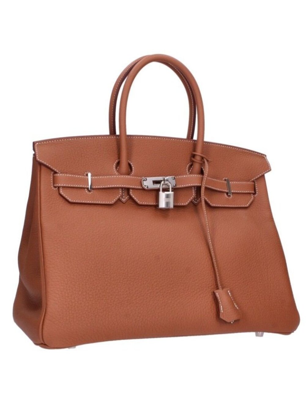 Hermes Birkin 35 Gold Togo Handbag 35